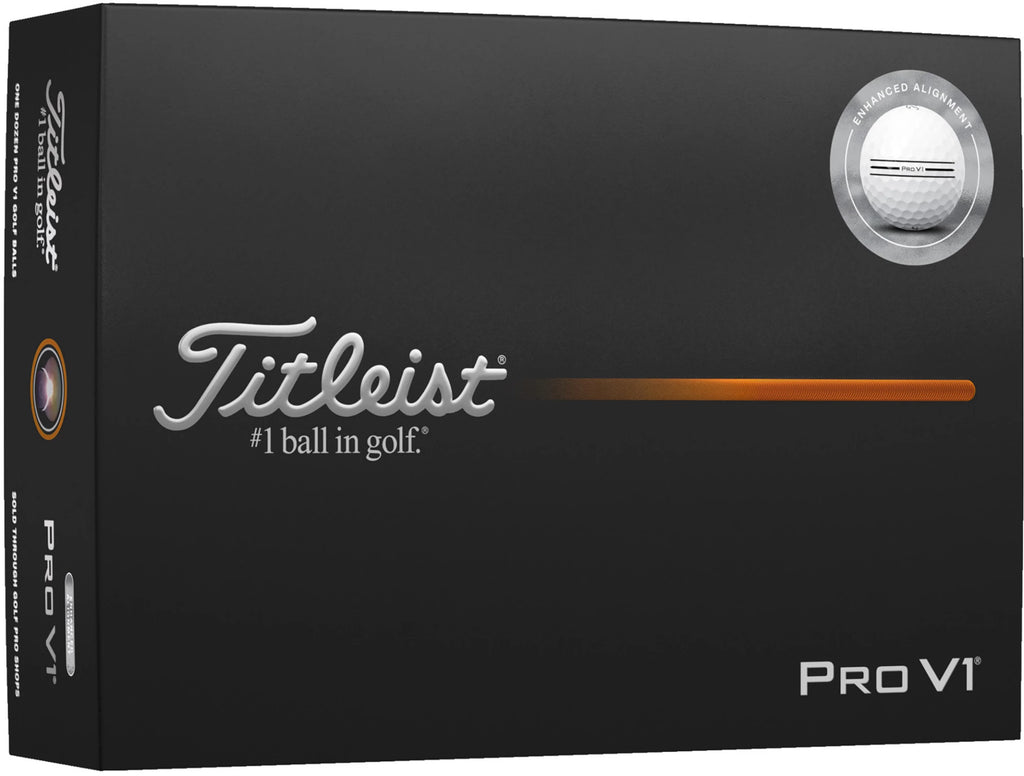 Titleist 2025 Pro V1 Enhanced Alignment Golf Balls